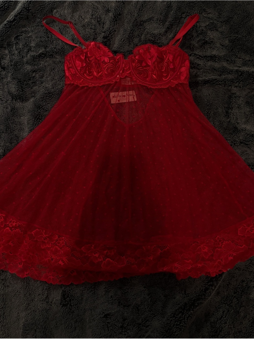 La Vie en Rose | Sheer | Babydoll | Lingerie Dress